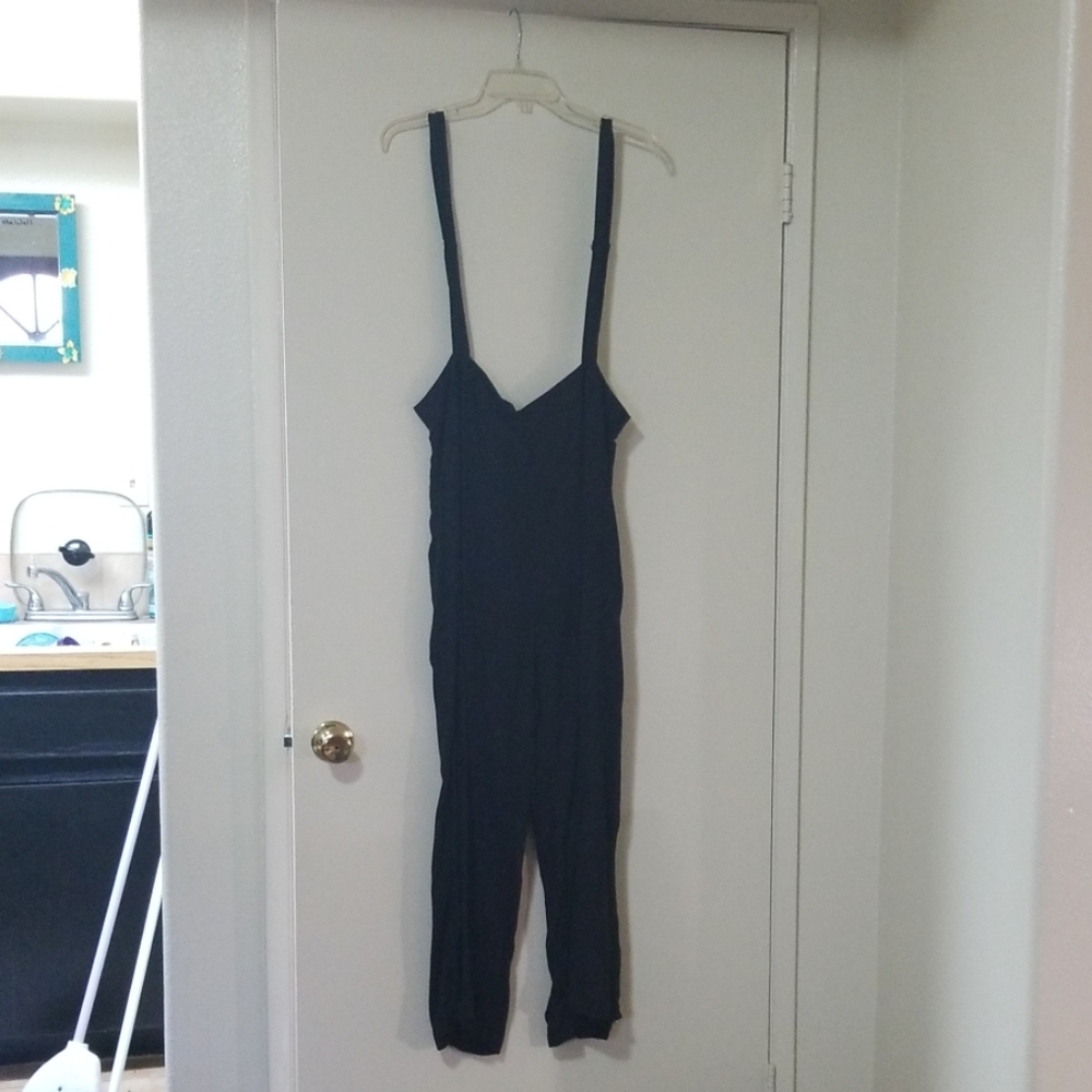 Black Slacks with Suspenders